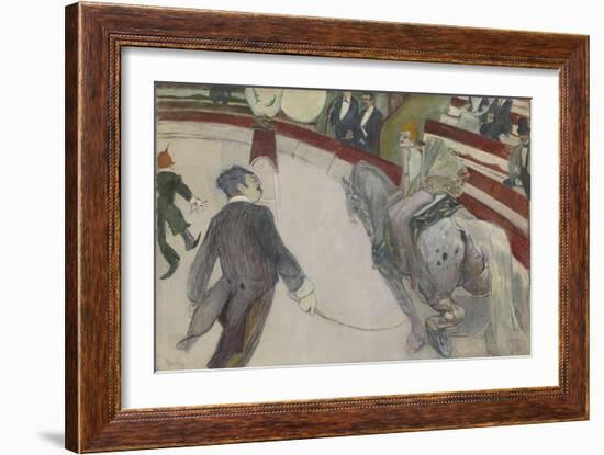 Equestrienne (At the Cirque Fernando), 1887-88-Henri de Toulouse-Lautrec-Framed Giclee Print