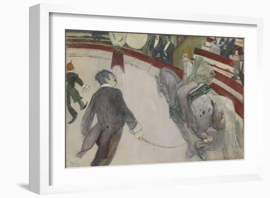 Equestrienne (At the Cirque Fernando), 1887-88-Henri de Toulouse-Lautrec-Framed Giclee Print