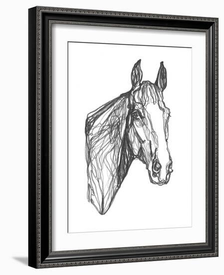 Equine Contour I-Emma Scarvey-Framed Art Print