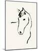 Equine Lines-Kristine Hegre-Mounted Giclee Print