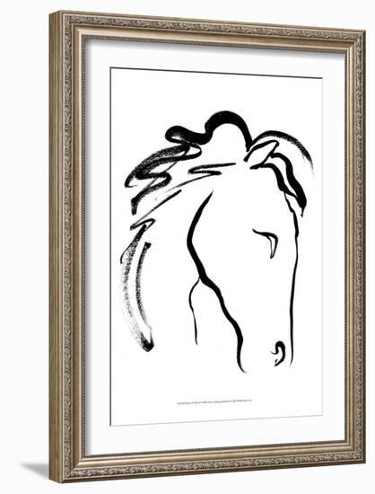 Equine Profile II-Alicia Ludwig-Framed Art Print