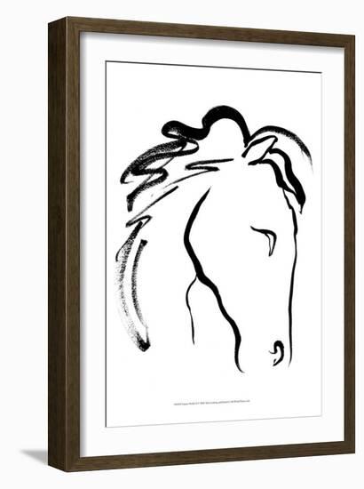 Equine Profile II-Alicia Ludwig-Framed Art Print