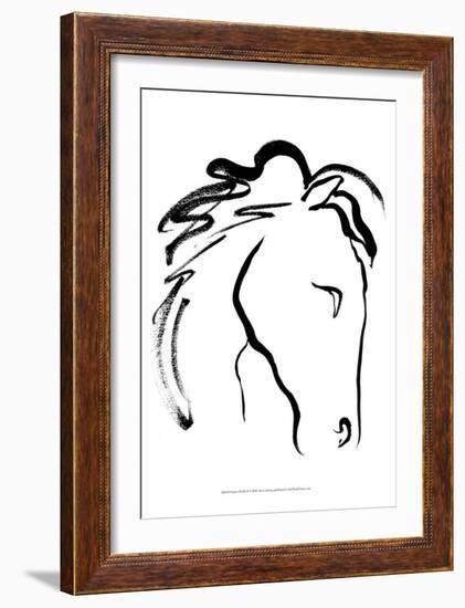 Equine Profile II-Alicia Ludwig-Framed Art Print