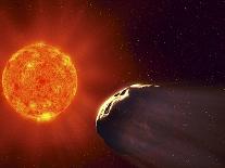 Vulcanoid Asteroid And Sun, Artwork-Equinox Graphics-Photographic Print