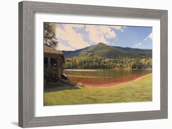 Equinox Pond I-John Zaccheo-Framed Giclee Print