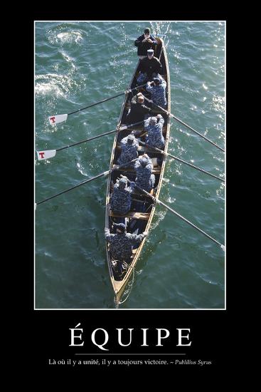 Equipe Citation Et Affiche D Inspiration Et Motivation Photographic Print Art Com