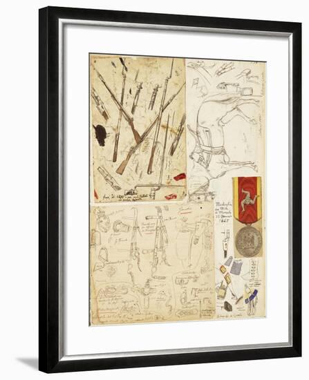 Equipment, Weapons and Harness Used by Thousand of Garibaldi-null-Framed Giclee Print