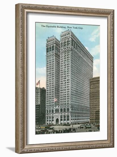 Equitable Building, New York City-null-Framed Art Print