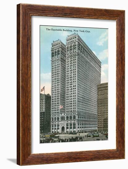 Equitable Building, New York City-null-Framed Art Print