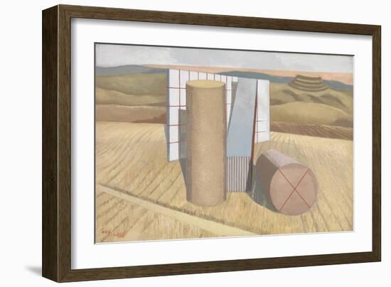 Equivalents for the Megaliths-Paul Nash-Framed Giclee Print