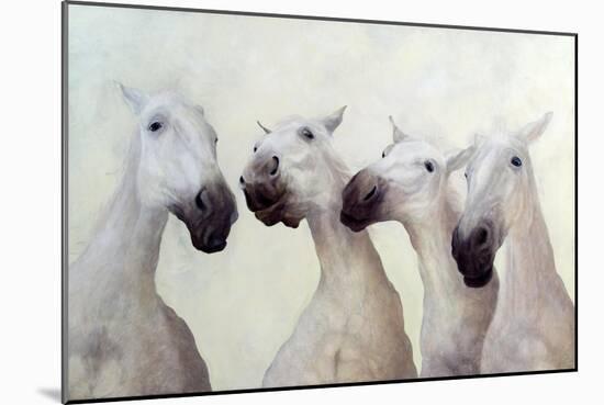 Equus four-Odile Kidd-Mounted Giclee Print