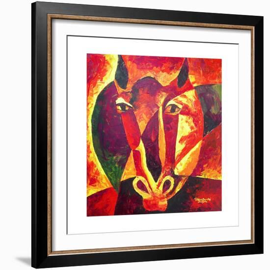 Equus reborn, 2009-Patricia Brintle-Framed Giclee Print