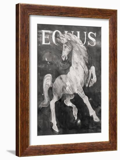 Equus Stallion BW-Albena Hristova-Framed Art Print