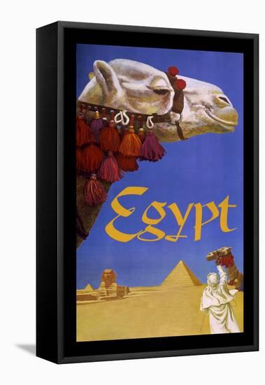 Eqypt Camel-null-Framed Premier Image Canvas