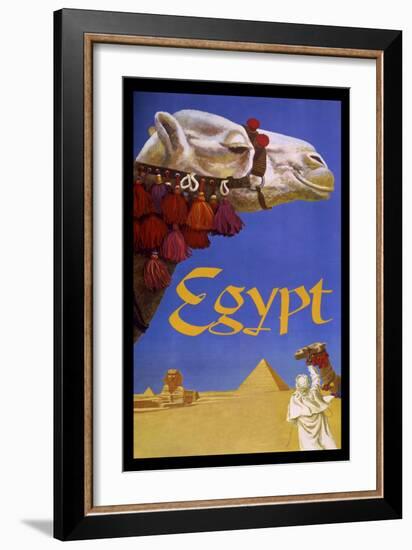 Eqypt Camel-null-Framed Giclee Print