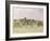 Eragny Evening-Edgar Degas-Framed Giclee Print