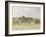 Eragny Evening-Edgar Degas-Framed Giclee Print