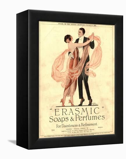 Erasmic Soap Perfume, Evening-Dress Dancing, UK, 1920-null-Framed Premier Image Canvas