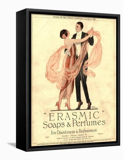 Erasmic Soap Perfume, Evening-Dress Dancing, UK, 1920-null-Framed Premier Image Canvas