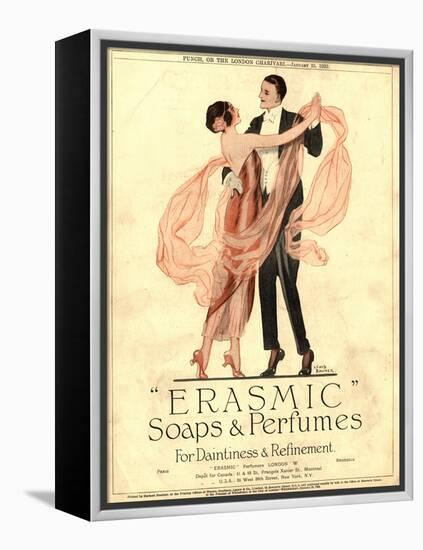 Erasmic Soap Perfume, Evening-Dress Dancing, UK, 1920-null-Framed Premier Image Canvas