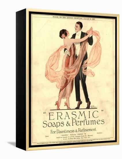 Erasmic Soap Perfume, Evening-Dress Dancing, UK, 1920-null-Framed Premier Image Canvas