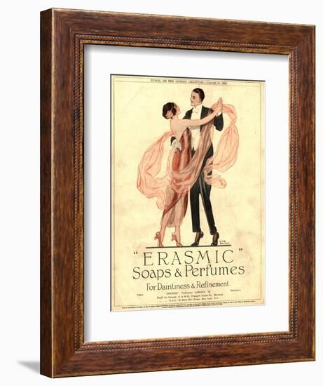 Erasmic Soap Perfume, Evening-Dress Dancing, UK, 1920-null-Framed Giclee Print