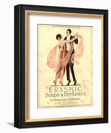 Erasmic Soap Perfume, Evening-Dress Dancing, UK, 1920-null-Framed Giclee Print