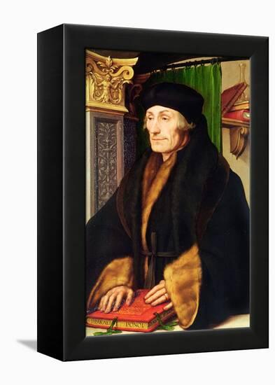 Erasmus, 1523-Hans Holbein the Younger-Framed Premier Image Canvas