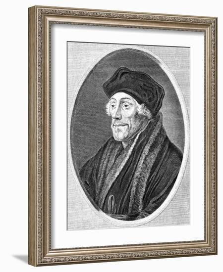 Erasmus, Holloway, Holbein-T Holloway-Framed Art Print