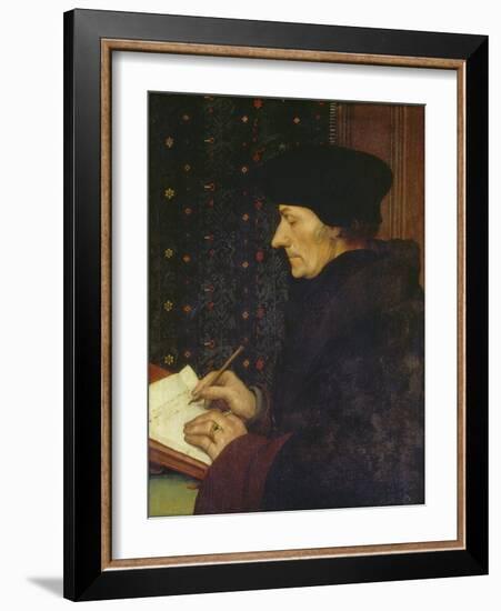 Erasmus of Rotterdam, 1523-Hans Holbein the Younger-Framed Giclee Print