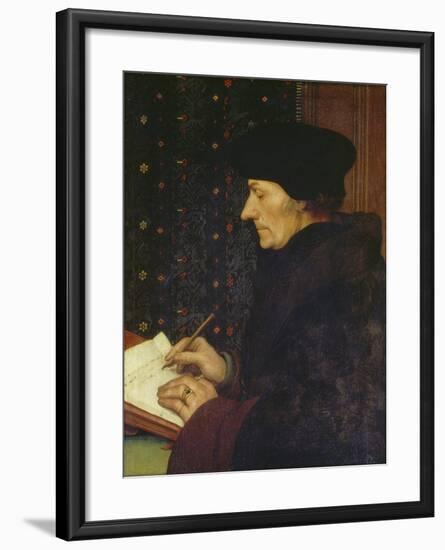 Erasmus of Rotterdam, 1523-Hans Holbein the Younger-Framed Giclee Print