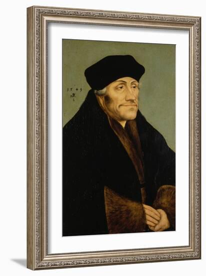 Erasmus of Rotterdam, 1549-Lucas Cranach the Elder-Framed Giclee Print