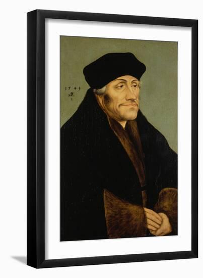 Erasmus of Rotterdam, 1549-Lucas Cranach the Elder-Framed Giclee Print