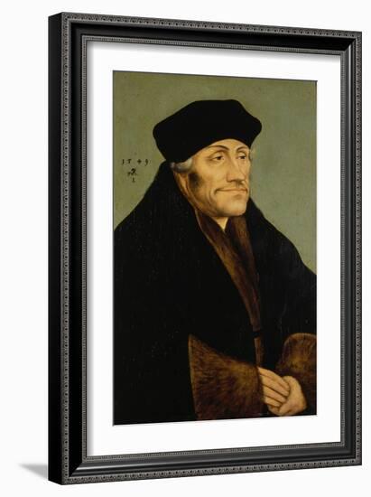 Erasmus of Rotterdam, 1549-Lucas Cranach the Elder-Framed Giclee Print