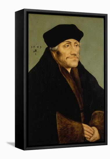 Erasmus of Rotterdam, 1549-Lucas Cranach the Elder-Framed Premier Image Canvas