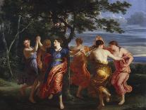 Nymphs Dancing around a Tree-Erasmus Quellinus-Framed Premier Image Canvas