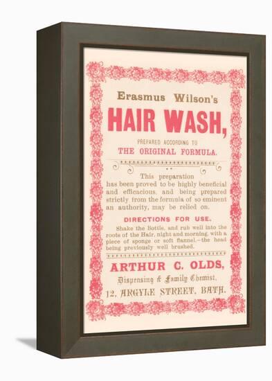 Erasmus Wilson's Hair Wash-null-Framed Stretched Canvas