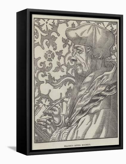 Erasmus-Hans Holbein the Younger-Framed Premier Image Canvas