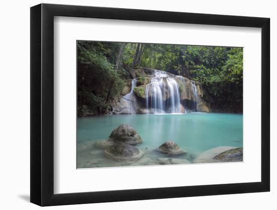 Erawan Falls, Kanchanaburi, Thailand, Southeast Asia, Asia-Alex Robinson-Framed Photographic Print