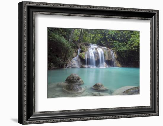 Erawan Falls, Kanchanaburi, Thailand, Southeast Asia, Asia-Alex Robinson-Framed Photographic Print