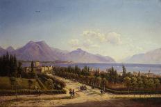 View of the Lake Garda-Ercole Calvi-Framed Stretched Canvas