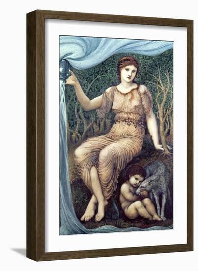 Erdmutter (Earth Mother). 1882-Edward Burne-Jones-Framed Giclee Print