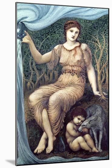 Erdmutter (Earth Mother). 1882-Edward Burne-Jones-Mounted Giclee Print