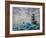 Erebus and Terror Discover Antarctic Ice Shelf, 2020, (Oil on Canvas)-Vincent Alexander Booth-Framed Giclee Print