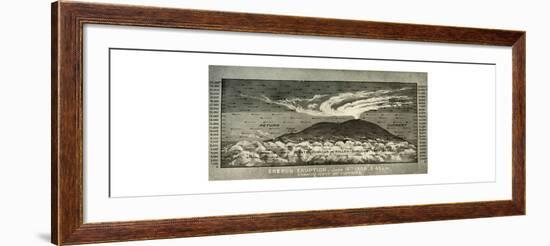 'Erebus Eruption...Showing upper air currents', 14 June 1908, (1909)-Unknown-Framed Giclee Print