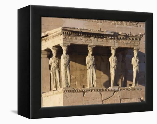 Erechteion Detail, Acropolis, Athens, Greece-Guy Thouvenin-Framed Premier Image Canvas