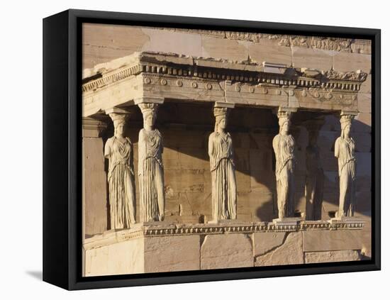 Erechteion Detail, Acropolis, Athens, Greece-Guy Thouvenin-Framed Premier Image Canvas