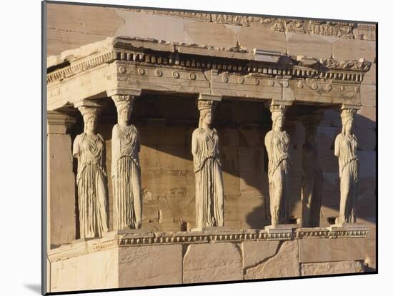 Erechteion Detail, Acropolis, Athens, Greece-Guy Thouvenin-Mounted Photographic Print
