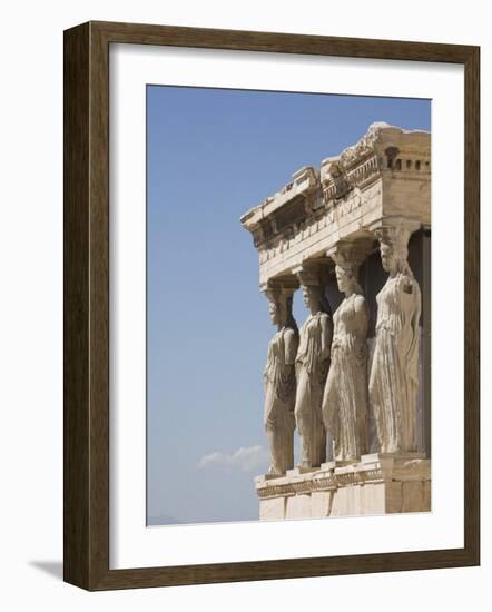 Erechtheion Temple, Acropolis, UNESCO World Heritage Site, Athens, Greece, Europe-Angelo Cavalli-Framed Photographic Print