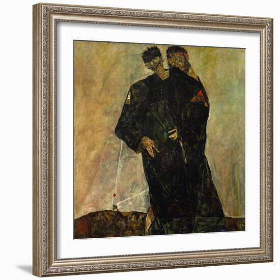 Eremiten (Hermits) Egon Schiele and Gustav Klimt-Egon Schiele-Framed Giclee Print